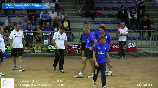 Mène 9, Finale du 38ème Souvenir Robert Millon, Sport Boules, Gap 2015