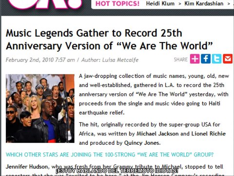 Todd in the Shadows - Artists for Haiti - We are the world 25 for Haiti (Subs. Español)