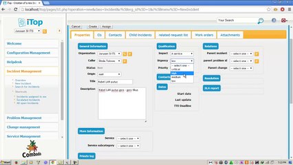 iTop - Configuration Management, Incident Management, & Helpdesk