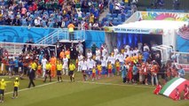 Italia - Uruguay Himno de Italia estadio Das Dunas de Natal Il Canto degli Italiani Brasil 2014