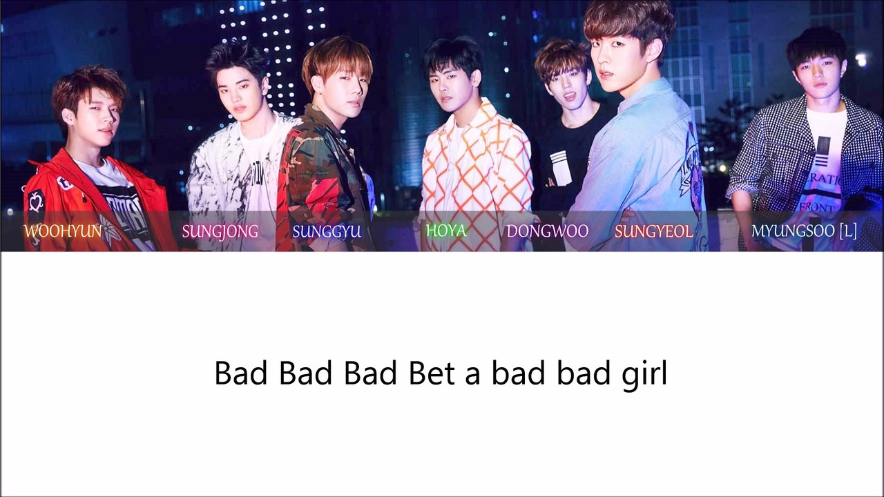 INFINITE (인피니트) - Bad [Color Coded Hangul/Romanization/ENG SUBS]