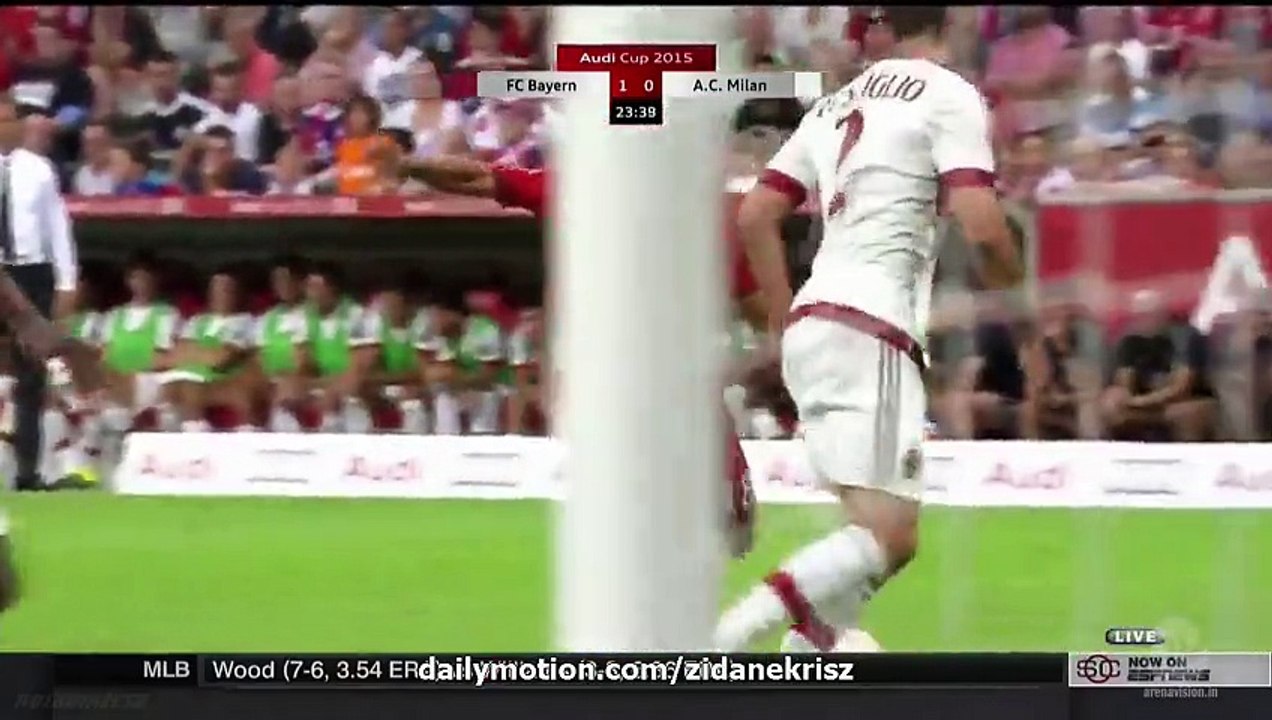 FC Bayern München vs AC Milan 3-0 HD - Full English Highlights - Audi Cup 04.08.2015