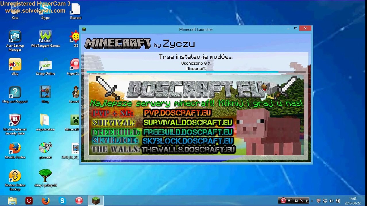 ,,Poradnik" jak zrobić konto na minecraft by zyczu i ustawić sobie skina