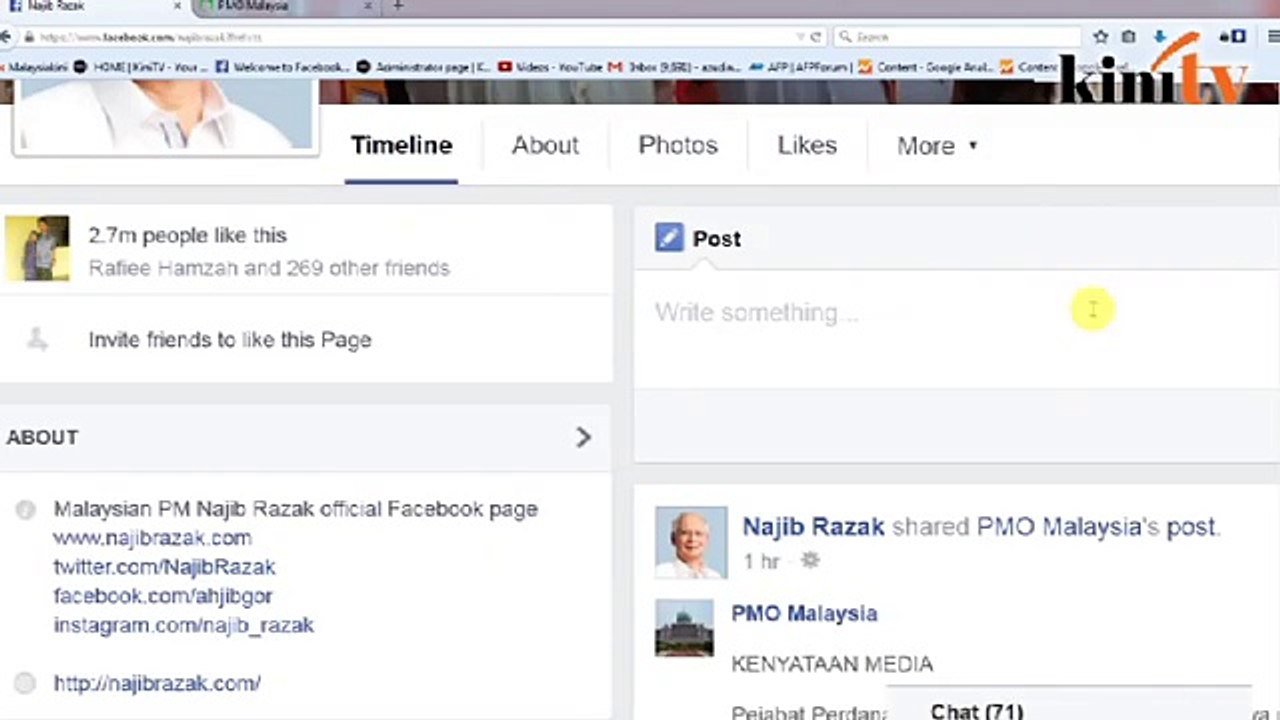 Pejabat Perdana Menteri nafi rombakan Kabinet