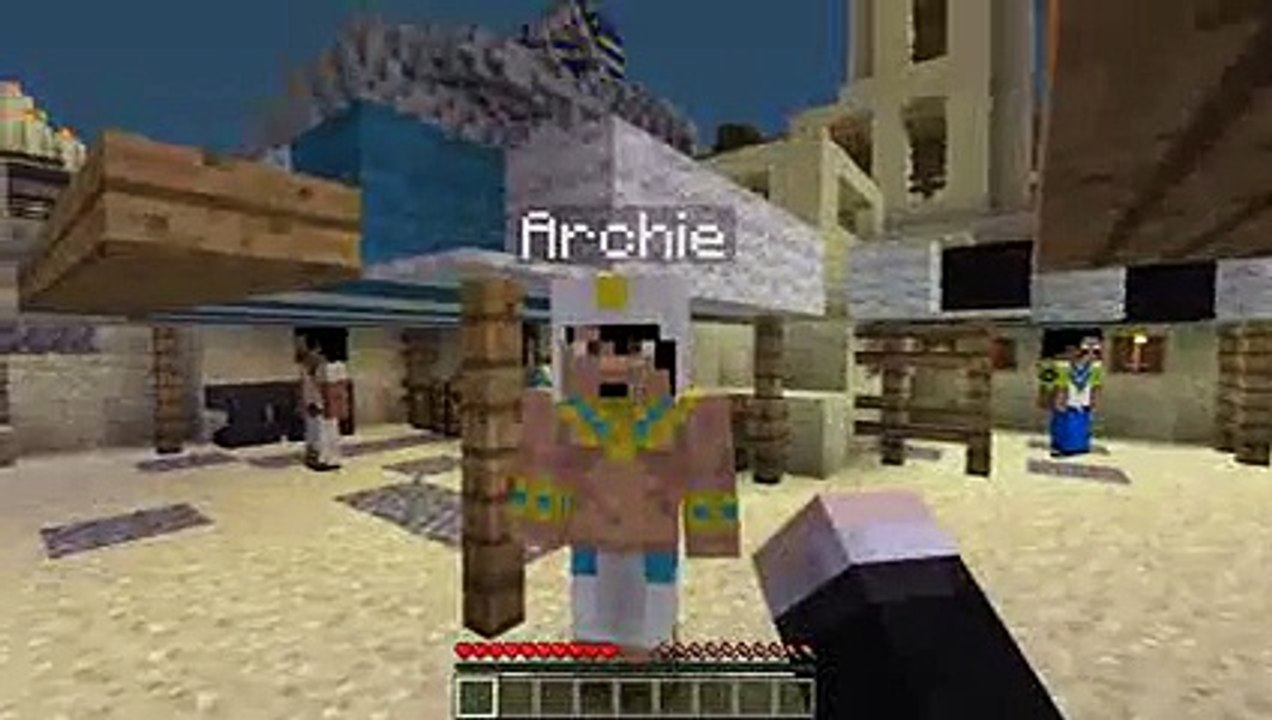 Minecraft  EGYPTIAN TREASURE PYRAMID  Custom Mod Adventure