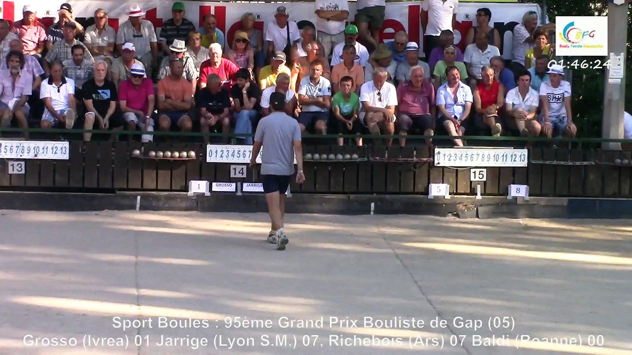 Mène 5, Finale du 95ème Grand Prix Bouliste, Sport Boules, Gap 2015