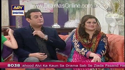 Shahood Alvi And Nida Using Valgur Language In Live Show
