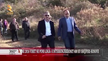 Zjarr Televizion: 360° grade - Enki (22/07/2015):VIHET NE PUNE LINJA  ENERGJITIKE SHQIPERI-KOSOVE