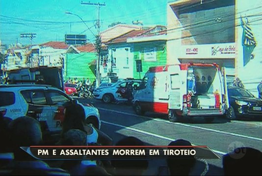 Tentativa de assalto termina com PM e quatro bandidos mortos