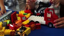 Fire truck  Children's designer  Putting trains  Fire truck