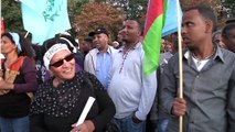 Gegen Staatsterror in Eritrea: Abschluss der Demonstration in Gießen