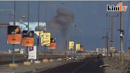 Lapangan terbang Sanaa rosak dibedil