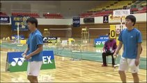 Awesome Japanese high school badminton match