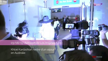 Exclu Vidéo : Khloé Kardashian : ultra lookée pour son retour en Californie !