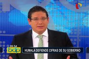 Ollanta Humala defiende sus cifras y dice a críticos que “No tengan miedo a la verdad”