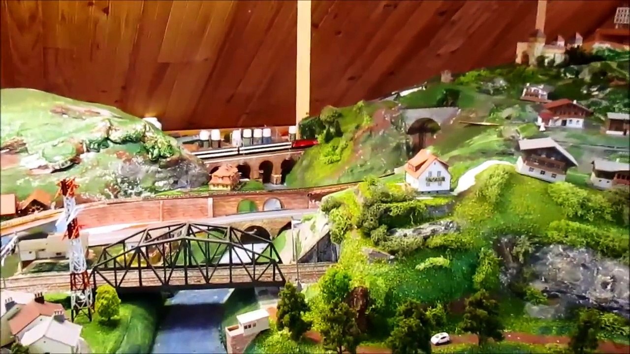 Réseau miniature échelle N 1/160 Lac de Bienne Vidéo 11 et 12 2013 2014