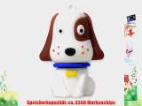 818-Shop No31400050032 Hi-Speed 2.0 USB-Sticks 32GB Hund Haustier 3D wei?