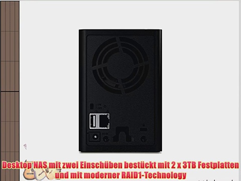 Buffalo TS1200D0602-EU TeraStation 1200 NAS-System 6TB (2x 3TB 512MB DDR3 RAM 12GHz SATA 1x