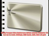 WD My Passport Ultra Anniversary Edition externe Festplatte 1TB (63 cm (25 Zoll) 5400rpm 8MB