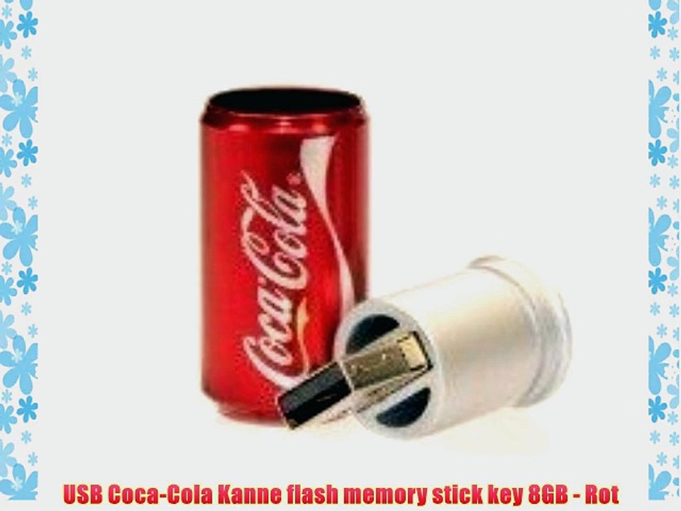 USB Coca-Cola Kanne flash memory stick key 8GB - Rot