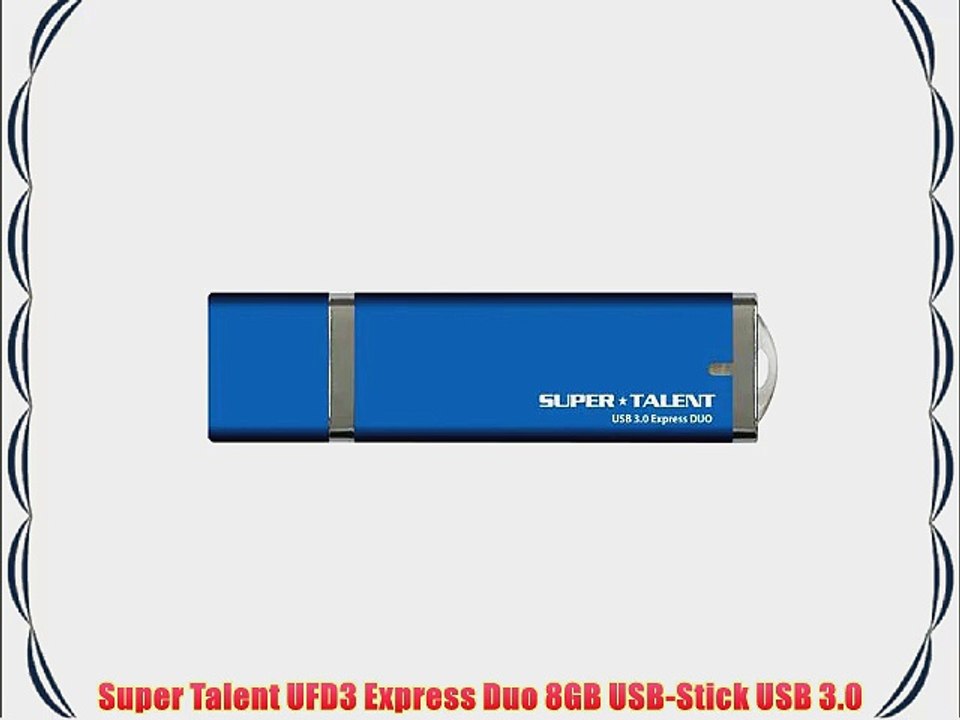 Super Talent UFD3 Express Duo 8GB USB-Stick USB 3.0