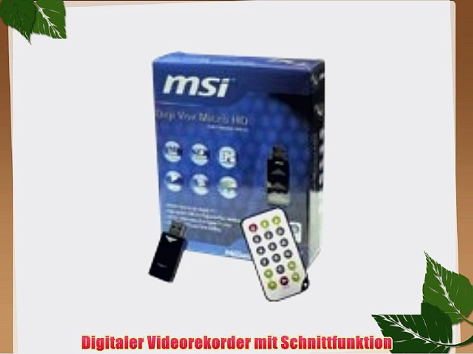 MSI TV-Karte Digi VOX Micro-HD DVB-T USB 2.0