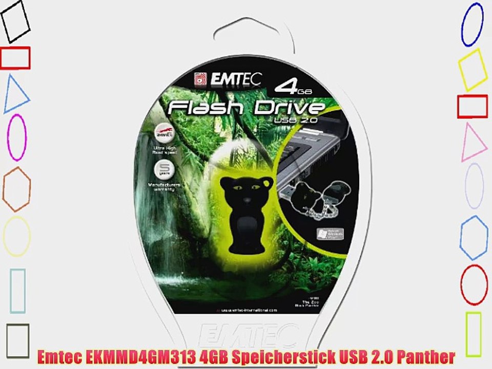 Emtec EKMMD4GM313 4GB Speicherstick USB 2.0 Panther