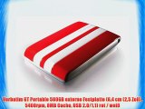 Verbatim GT Portable 500GB externe Festplatte (64 cm (25 Zoll) 5400rpm 8MB Cache USB 2.0/1.1)