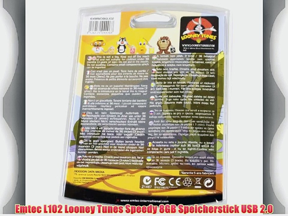 Emtec L102 Looney Tunes Speedy 8GB Speicherstick USB 2.0