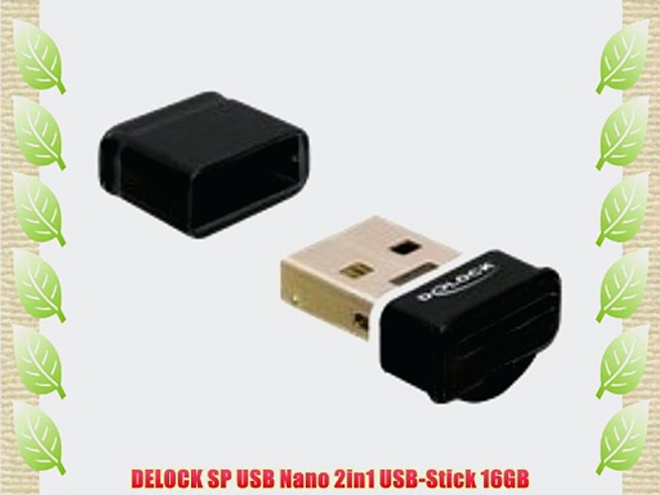 DELOCK SP USB Nano 2in1 USB-Stick 16GB