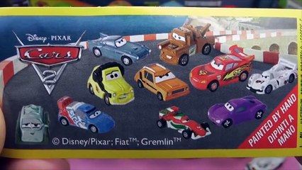 20 ovos Surpresa Kinder Surpresa Carros 2 Thomas Bob Esponja peppa pig mickey da pixar