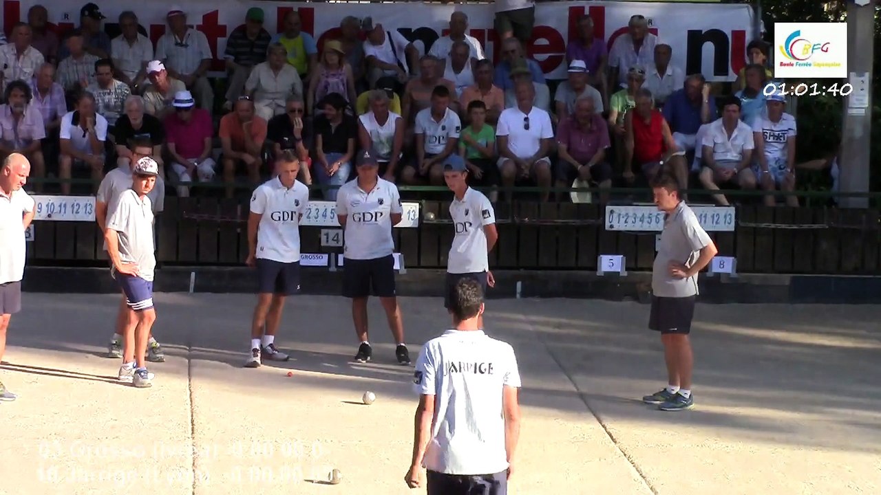 Mène 9, Finale du 95ème Grand Prix Bouliste, Sport Boules, Gap 2015
