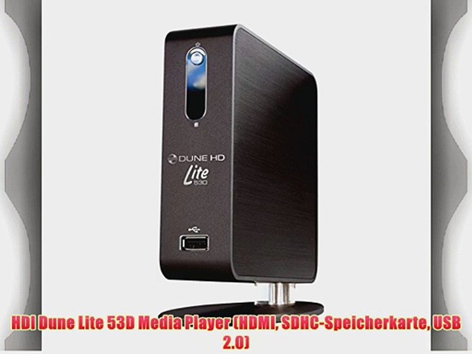 HDI Dune Lite 53D Media Player (HDMI SDHC-Speicherkarte USB 2.0)