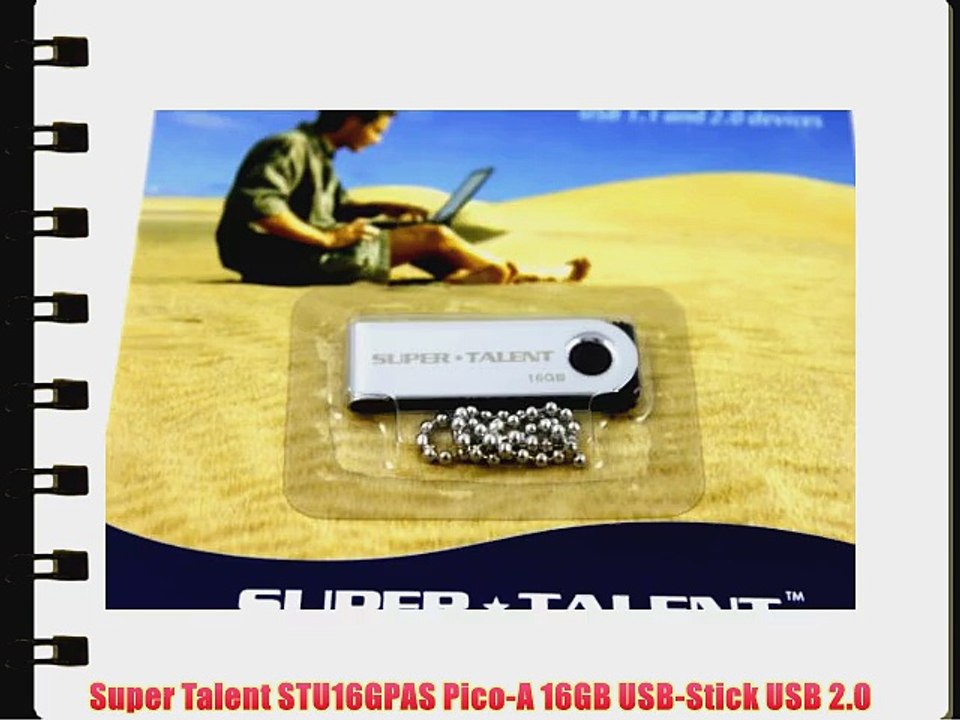 Super Talent STU16GPAS Pico-A 16GB USB-Stick USB 2.0