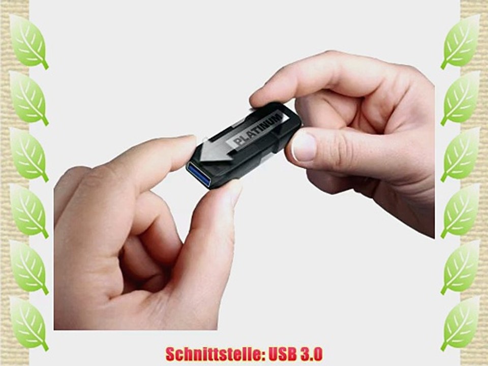 Platinum Slider 16GB Speicherstick USB 3.0 schwarz