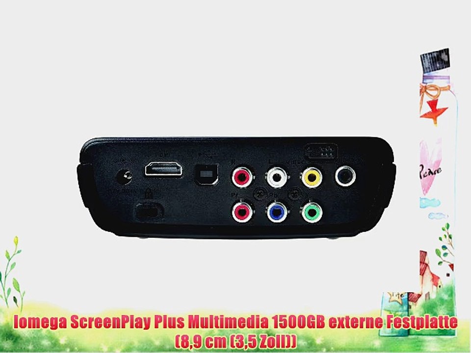 Iomega ScreenPlay Plus Multimedia 1500GB externe Festplatte (89 cm (35 Zoll))