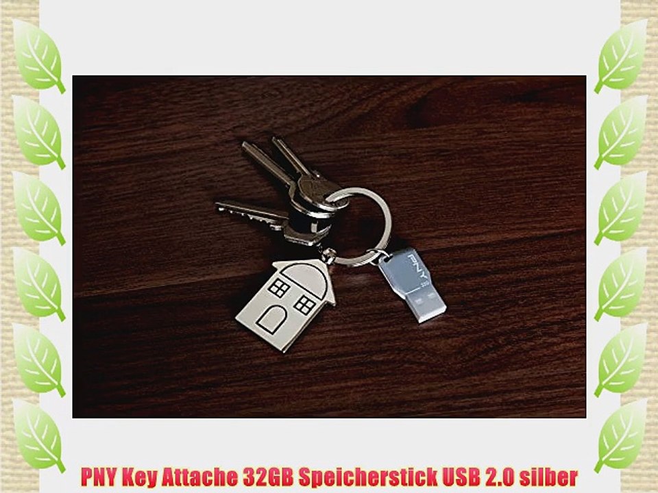 PNY Key Attache 32GB Speicherstick USB 2.0 silber