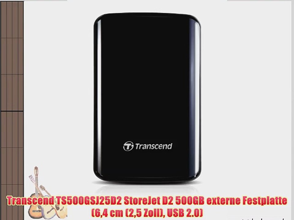 Transcend TS500GSJ25D2 StoreJet D2 500GB externe Festplatte (64 cm (25 Zoll) USB 2.0)