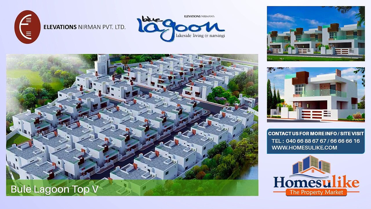 Independent House Villa for sale in Manikonda at Homesulike on Blue Lagoon