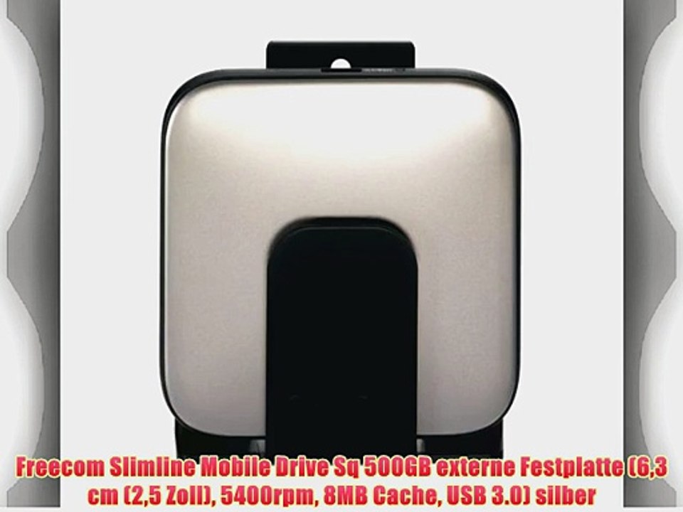 Freecom Slimline Mobile Drive Sq 500GB externe Festplatte (63 cm (25 Zoll) 5400rpm 8MB Cache