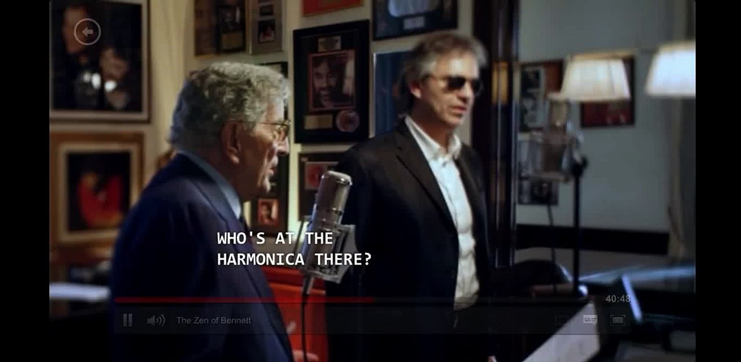 Amy Winehouse recording with Tony Bennett