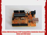 Arduino UNO R3 ATmega 328P kompatibles Entwickler Board DX-Duino mit USB Kabel