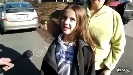 Sandy Hook mom secretly helps 3rd grader remember her lines during interview