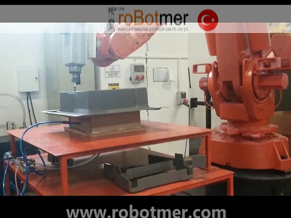 ABB IRB 6400 ROBOT MILLING-  FREZELEME SPINDLE