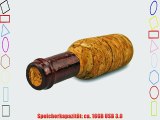 818-TEch No17600060336 Hi-Speed 3.0 USB-Stick 16GB Flasche Korken Rotwein 3D rot