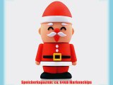818-TEch No4400030064 Hi-Speed 2.0 USB-Sticks 64GB Nikolaus Weihnachten Nussknacker rot
