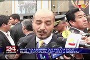 Ministro Pérez Guadalupe asegura que policía sigue trabajando en captura de Gerald Oropeza