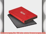 Bipra Externe USB 3.0 25(635cm) NTFS Festplatte Rot 750 GB