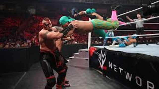 The Lucha Dragons & Los Matadores vs. The New Day & The Ascension- Raw, Aug. 3, 2015