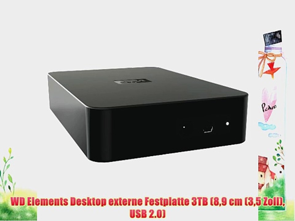 WD Elements Desktop externe Festplatte 3TB (89 cm (35 Zoll) USB 2.0)